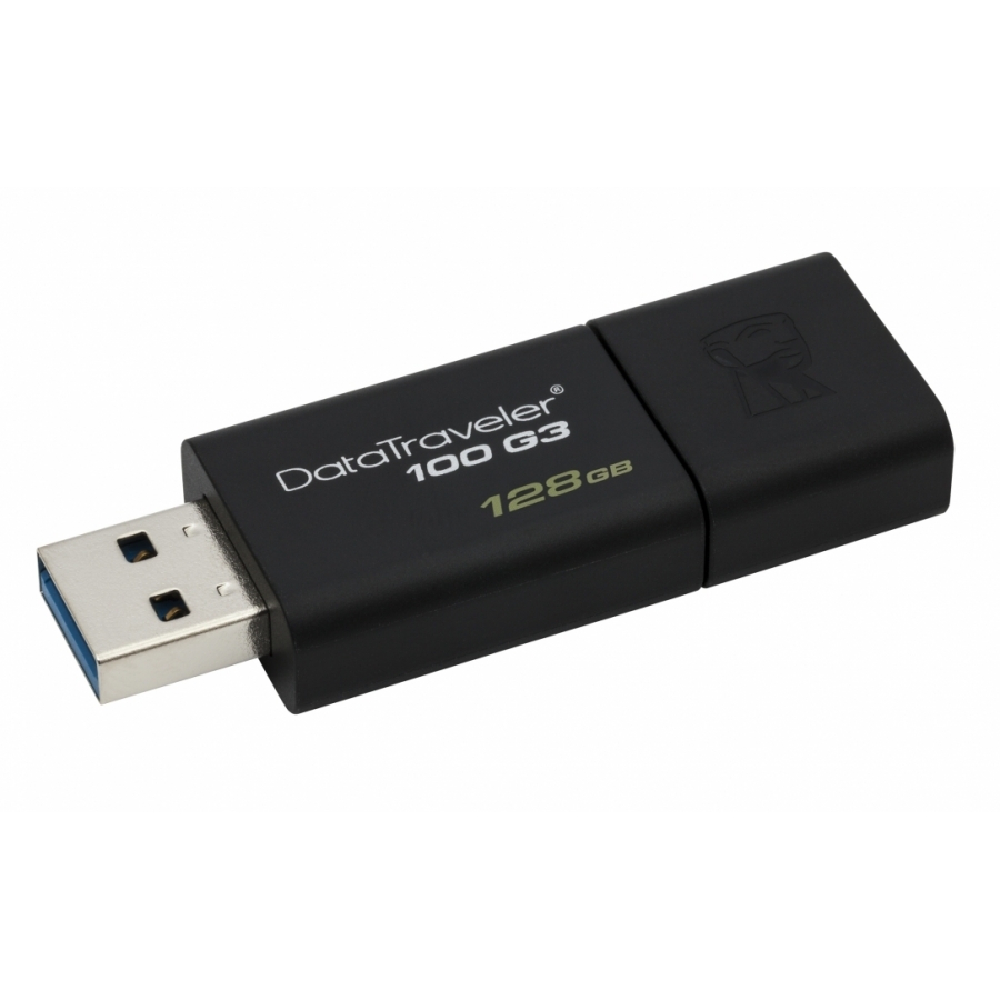 KINGSTON PENDRIVE 128GB DT100G3/128GB USB 3.0 NERO