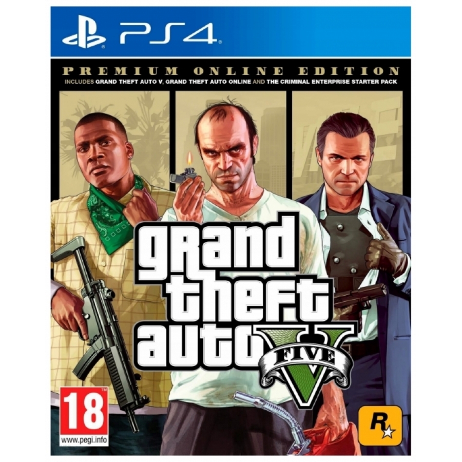 ROCKSTAR GAME PS4 GIOCO GTA V PREMIUM EDITION EU