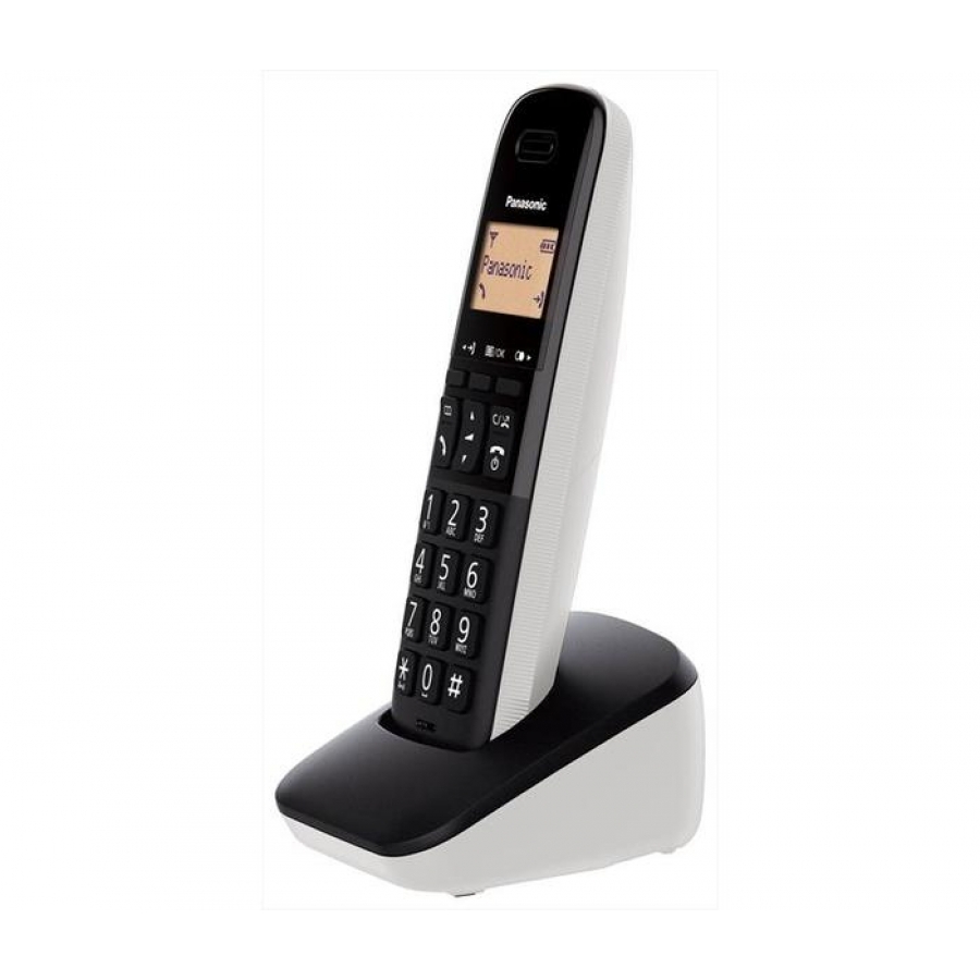 PANASONIC TELEFONO CORDLESS NERO/BIANCO KX-TGB610JTW
